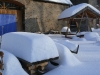 Biergarten im Winter